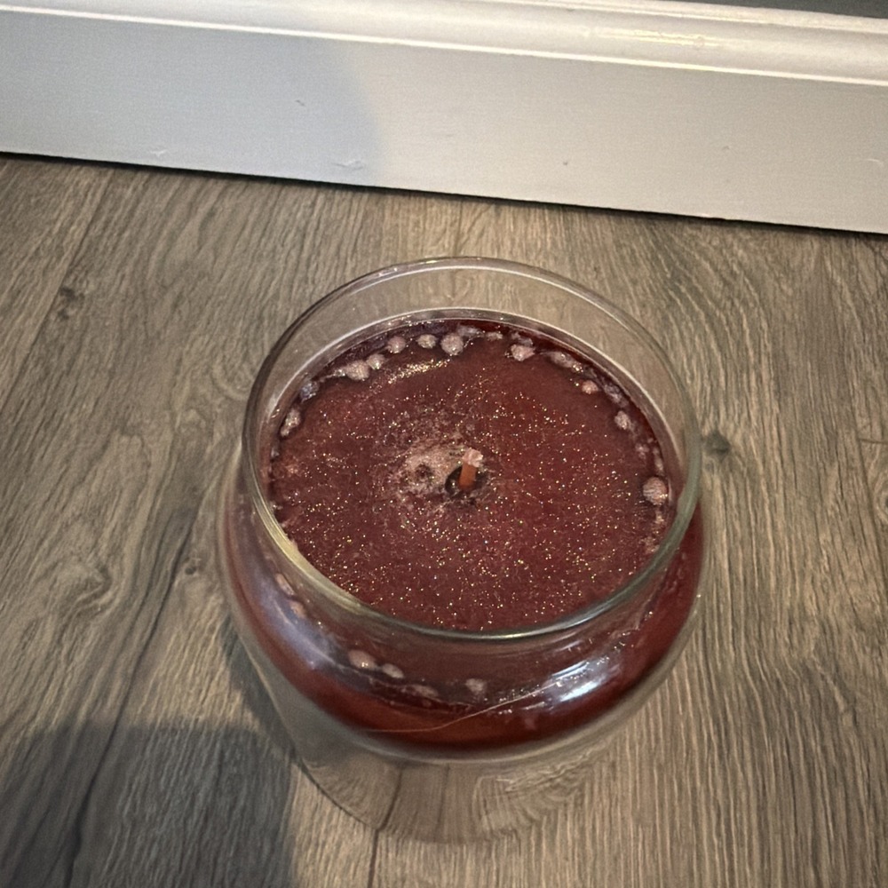 Yankee Candle Autumn Wreath Large Jar Red Candle New Unburned 22 oz - Picture 4 of 4